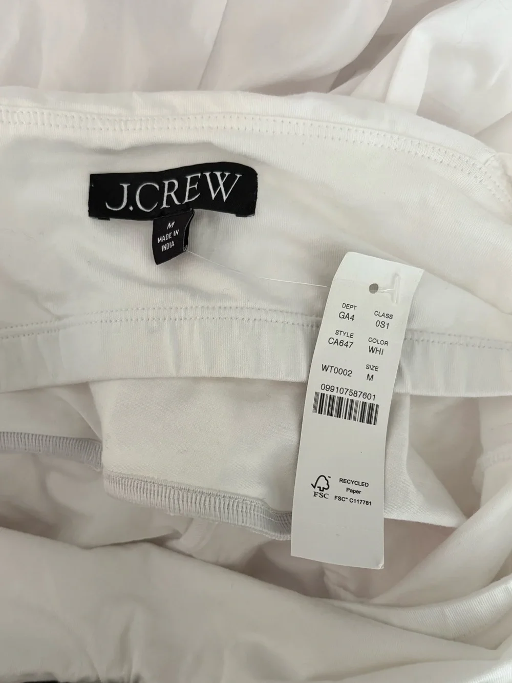 J.Crew Sweetheart tank dress with poplin skirt